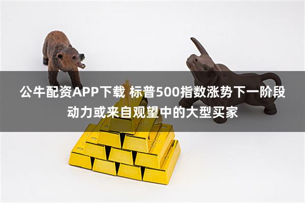公牛配资APP下载 标普500指数涨势下一阶段动力或来自观望中的大型买家